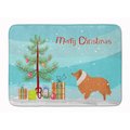 Micasa Collie Dog Merry Christmas Tree Machine Washable Memory Foam Mat MI727256